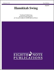 Hanukkah Swing AATB Saxophone Quartet cover Thumbnail